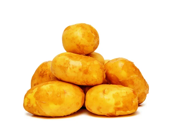 Batatas isoladas em branco — Fotografia de Stock