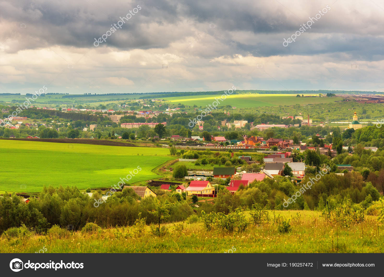 Háttérképek Jellegzetes orosz táj — Stock Fotó © Megaloman1ac #190257472