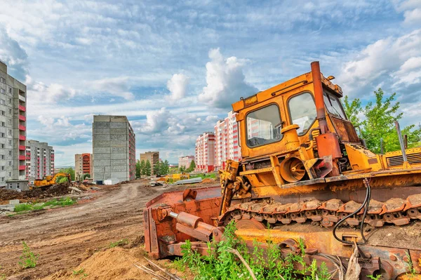 İnşaat alanının görüntüsü — Stok fotoğraf