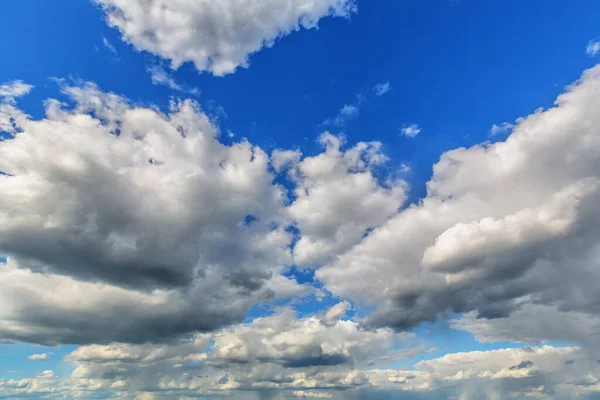 Landscape White Cumulus Clouds Blue Sky — Stock Photo, Image