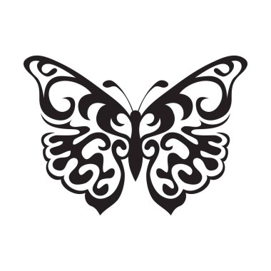 Kelebek vektör simgesi