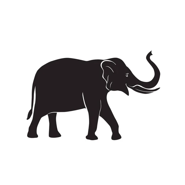 Elefante vector icono — Archivo Imágenes Vectoriales