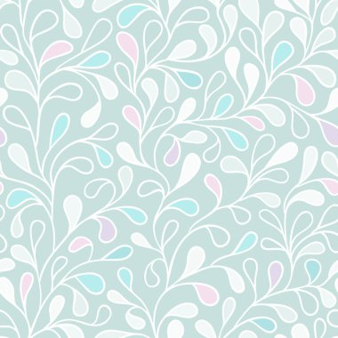 Yapraklı kusursuz desen