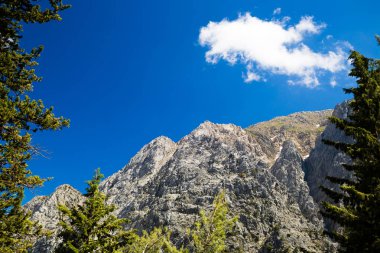Dağlar manzara, Samiriye Gorge Girit Yunanistan