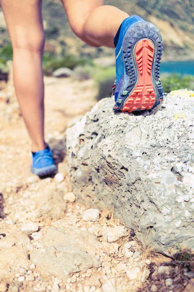 Wandelen, wandelen of hardlopen sport schoen tong — Stockfoto