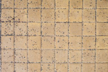 Dekoratif kiremitlerin küçük çakıllı dokusundan