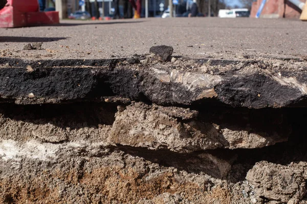 Repair of Ramps and sidewalks . Renovation of the road.