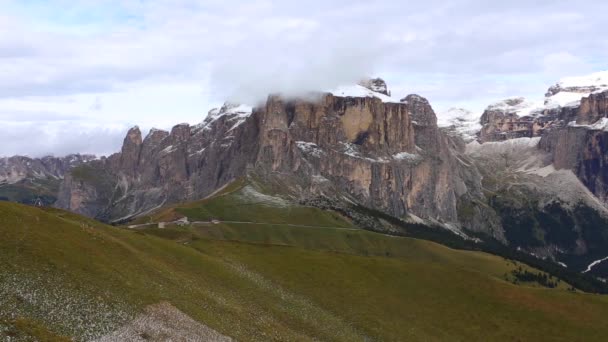 Vista do grupo Sella — Vídeo de Stock