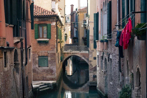 Calles y canales de Venecia — Foto de Stock