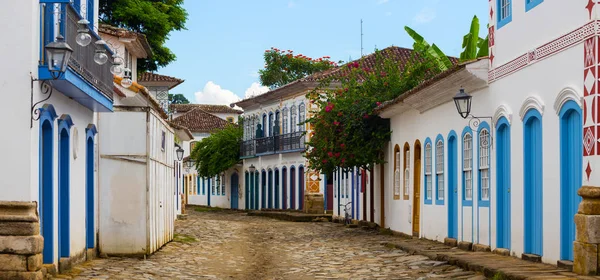 Calles de la ciudad histórica Paraty Brasil —  Fotos de Stock