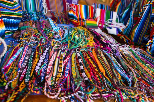 Brazil and paraguay textiles close up — Stock Photo, Image