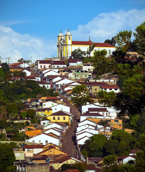 Ruas da cidade histórica Ouro Preto Brasil — Fotografia de Stock