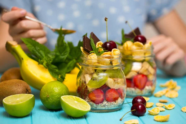 Gezonde voeding een — Stockfoto