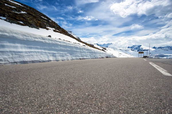 Strada al norway — Foto Stock