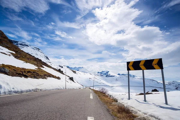 Дорога в Норвегії — стокове фото