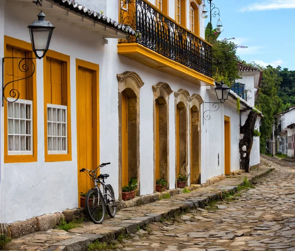 Straten van de historische stad Paraty Brazilië — Stockfoto