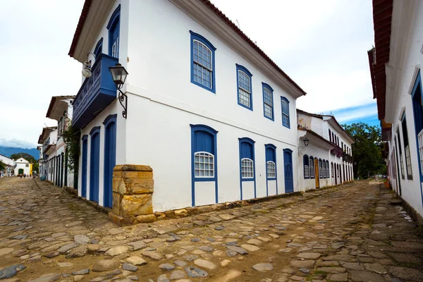 Streets of the historical town Paraty Brazil — Stock Photo, Image