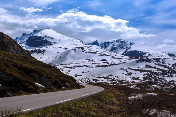 Estrada no norway — Fotografia de Stock