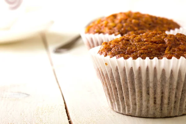 Torta e tazza di tè — Foto Stock