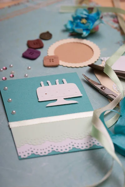 Scrapbooking un a — Foto de Stock