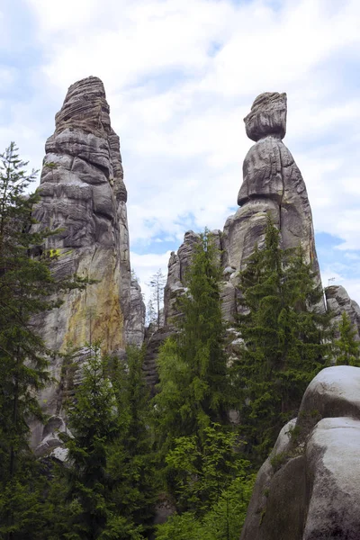 Adrspach teplice rocas —  Fotos de Stock