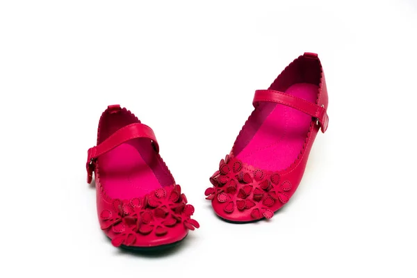 Ljusa rosa skor — Stockfoto