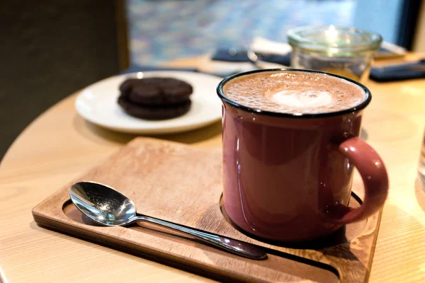 Large cup of cocoa — Stock Photo, Image