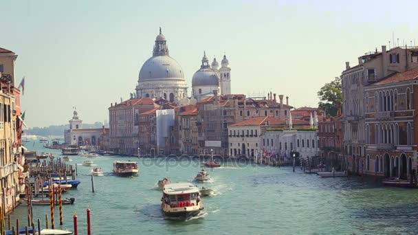 Widok na Canal Grande w Wenecji — Wideo stockowe