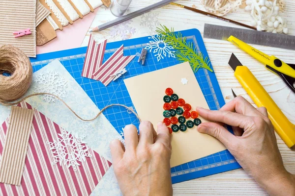 Νέο έτος scrapbooking — Φωτογραφία Αρχείου