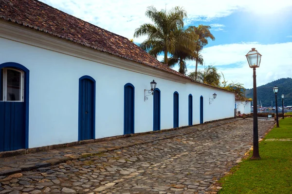 Straten van de historische stad Paraty Brazilië — Stockfoto