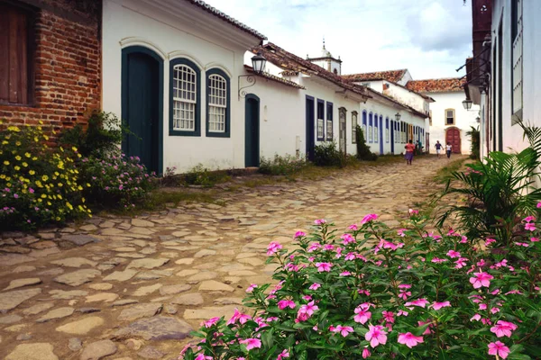 Straßen der historischen Stadt Paraty Brasilien — Stockfoto