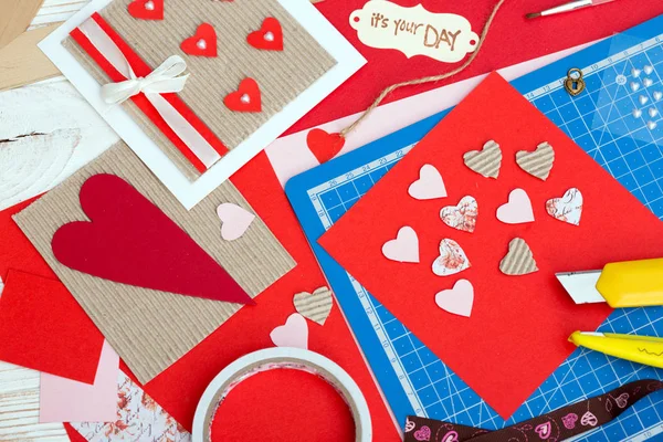 Scrapbook valentine's day — Stock Photo, Image