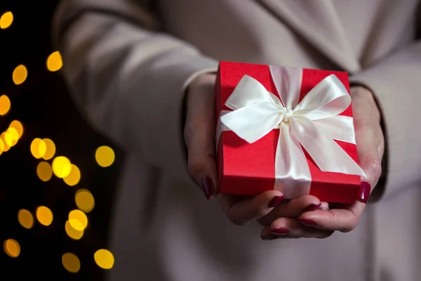 Gift voor de dag van Valentijnskaarten — Stockfoto