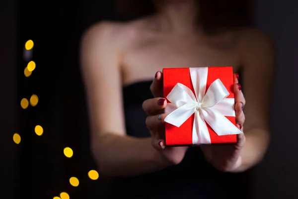 Gift voor de dag van Valentijnskaarten — Stockfoto