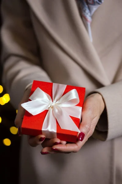 Gift voor de dag van Valentijnskaarten — Stockfoto