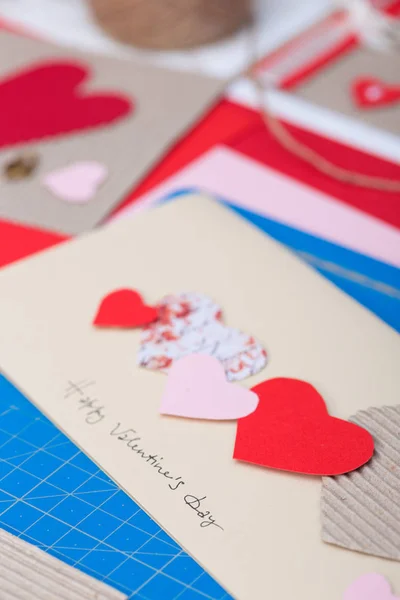 Scrapbook día de San Valentín — Foto de Stock