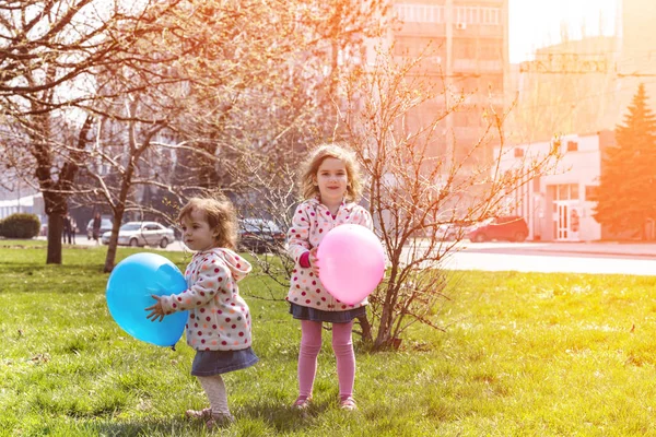 Little sister girls — Stock Photo, Image