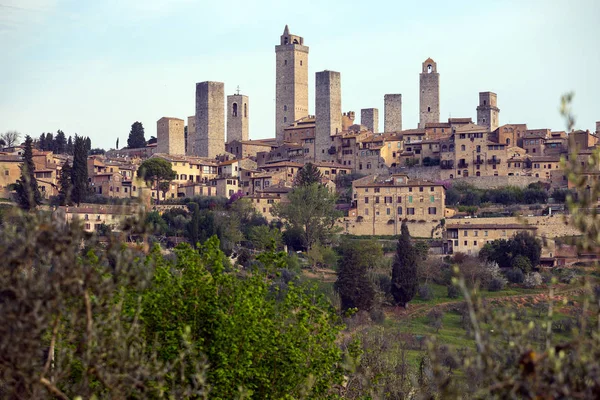 Gamla staden San Gimignano — Stockfoto