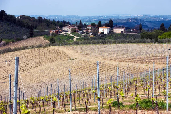 Paisagem típica toscana — Fotografia de Stock