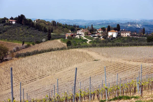 Paisagem típica toscana — Fotografia de Stock