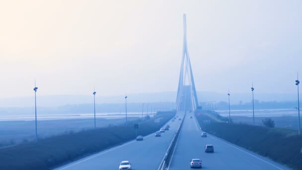 Pont de Normandie — Stock video