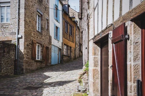 Beautiful streets  in the Dinan — Stock Photo, Image