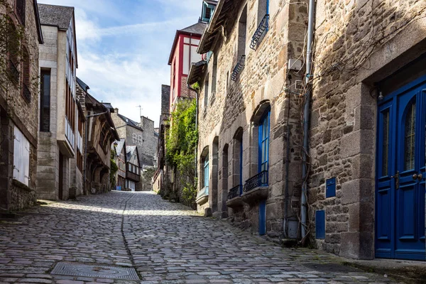 Beautiful streets  in the Dinan — Stock Photo, Image