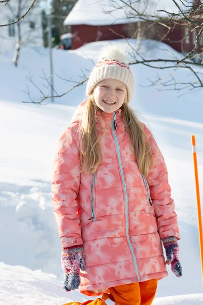 Norwegian girl smiling — Stock Photo, Image