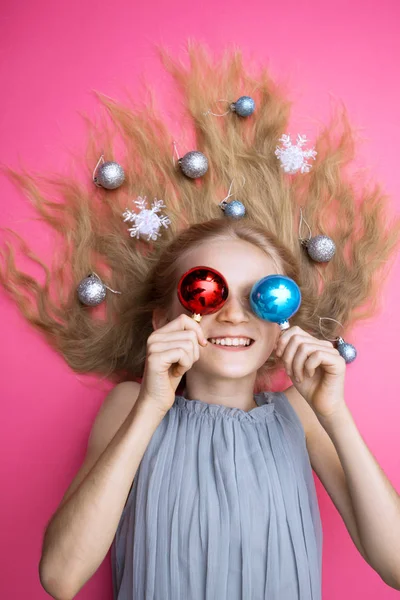 Loco feliz y brillante fiesta de Año Nuevo — Foto de Stock