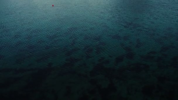 Abend Ansicht Der Berühmten Traditionellen Bunten Hölzernen Fischerhäuser Rorbu Der — Stockvideo