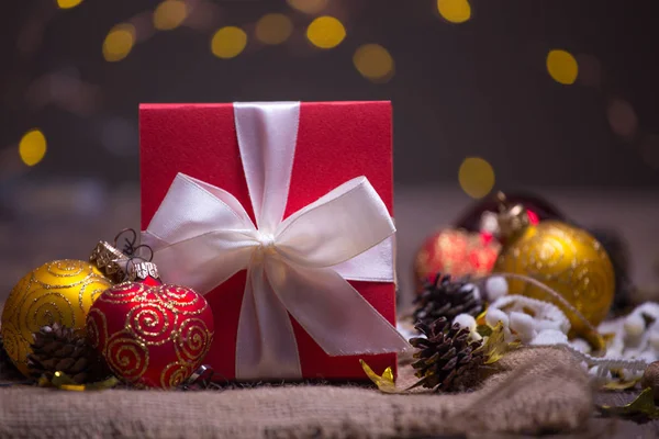 Natale - gruppo di regali — Foto Stock