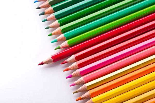 Leader concept with one pencil standing out of crowd of other pe — Stock Photo, Image