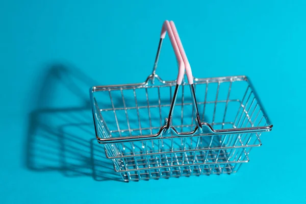 Shopping consumer basket — Stock Photo, Image
