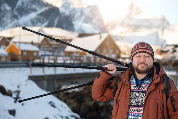 Pria Norwegia bahagia — Stok Foto
